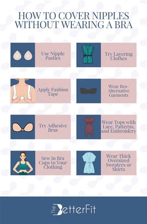 nipples under shirt|How to Cover Your Nipples without a Bra: 12 Options